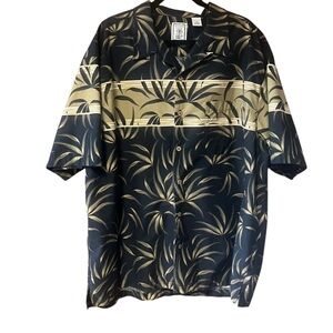Roundtree & Yorke Leaf Print‎ Men’s Button Down Shirt